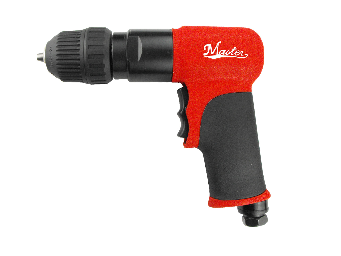 Master Palm 28520K Industrial Reversible 3/8" Pneumatic Air Drill. Quick Change Jacobs Chuck Air Drill, 1800 Rpm