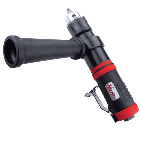 Non-reversible 1/2" Straight Inline Air Drill with side Handle, 800 Rpm, 0.9hp