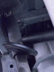 a close up of the inside of a vehicle