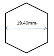 Clé à cliquet sans fil industrielle à traversée/douille métrique - V12 - 25 pi-lb